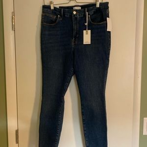 Good American Good Legs Crop skinny Jean NWT